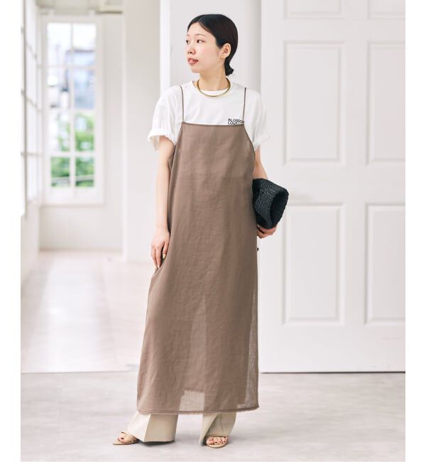 Spick and Span「シアーカラミキャミワンピース」|ワンピース|