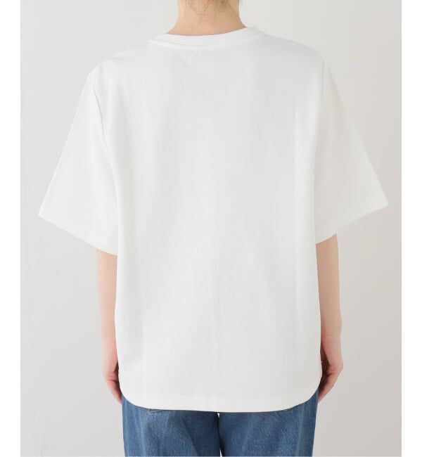Spick and Span「《一部店舗+WEB限定》BERENICE. / べレニス TSHIRT COL ROND BRODERIE V」|Tシャツ・カットソー|