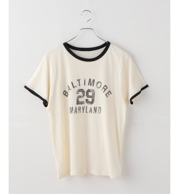 Spick and Span「カレッジトリムTシャツ」|Tシャツ・カットソー|