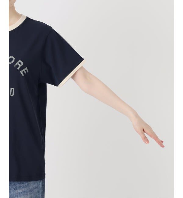 Spick and Span「カレッジトリムTシャツ」|Tシャツ・カットソー|