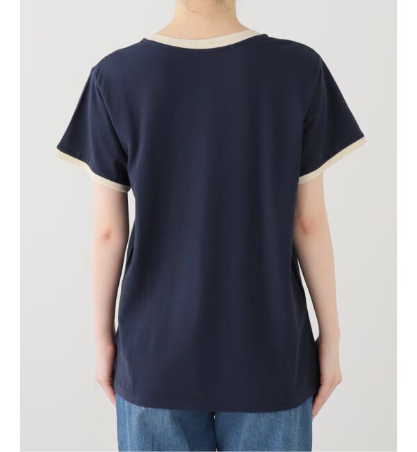 Spick and Span「カレッジトリムTシャツ」|Tシャツ・カットソー|