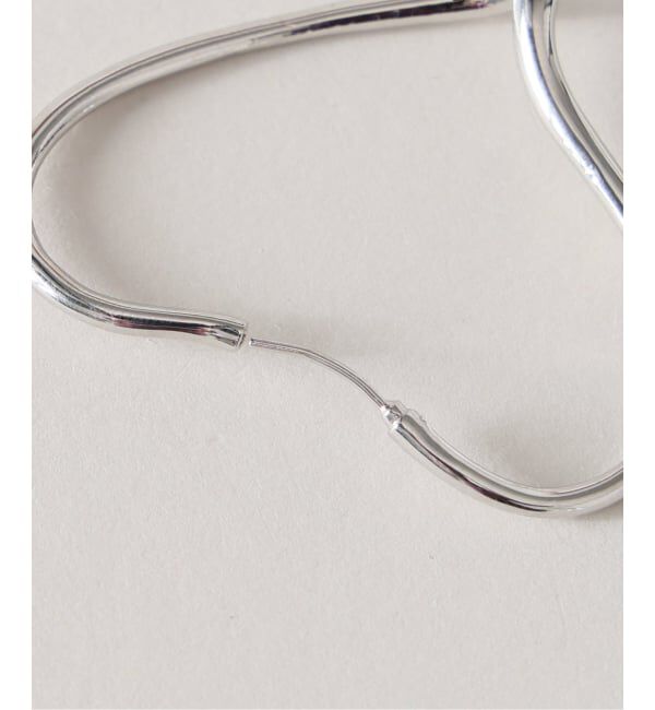 Spick and Span「EO / イオ TWIST HEART HOOP PIERCE」|ピアス|