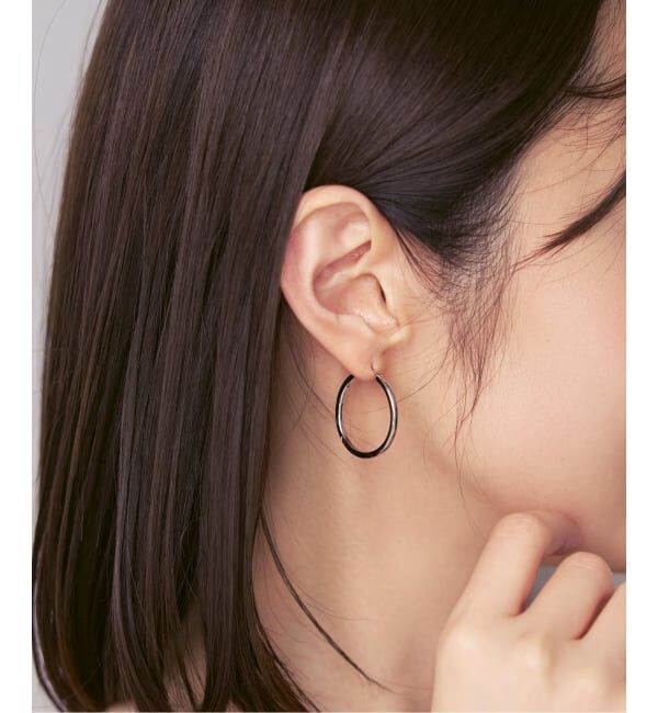 NOBLE「WAEKURA/ワエクラ フープピアス 25mm」|ピアス|