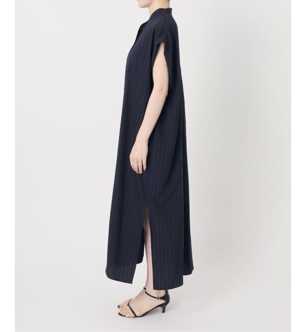 Spick and Span「《別注カラー有り》MARSALAストライプシャツワンピース」|ワンピース|