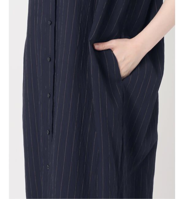 Spick and Span「《別注カラー有り》MARSALAストライプシャツワンピース」|ワンピース|