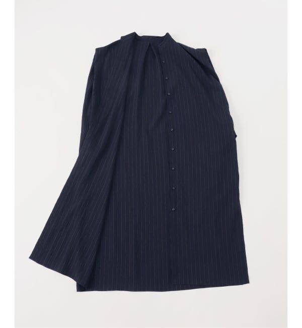 Spick and Span「《別注カラー有り》MARSALAストライプシャツワンピース」|ワンピース|