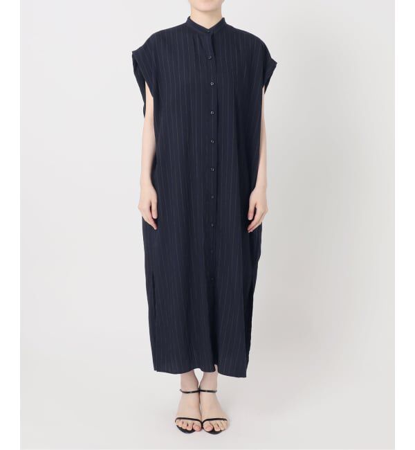 Spick and Span「《別注カラー有り》MARSALAストライプシャツワンピース」|ワンピース|