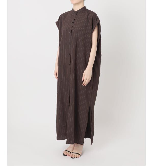 Spick and Span「《別注カラー有り》MARSALAストライプシャツワンピース」|ワンピース|
