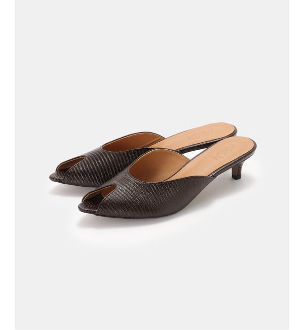 Spick and Span「Spick & Span オープントゥミュール」|パンプス|