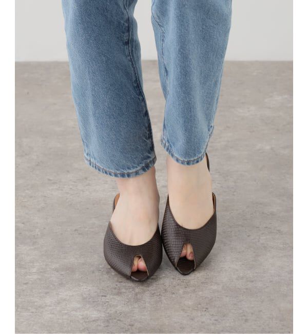 Spick and Span「Spick & Span オープントゥミュール」|パンプス|