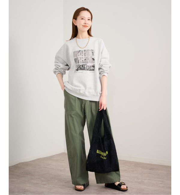 U by SPICK&SPAN「photo print スウェット」|スウェット・ジャージ|
