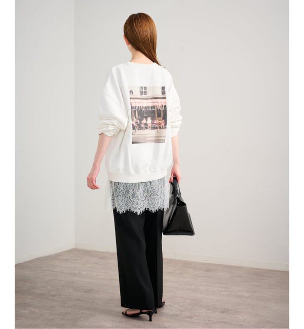 U by SPICK&SPAN「photo print スウェット」|スウェット・ジャージ|