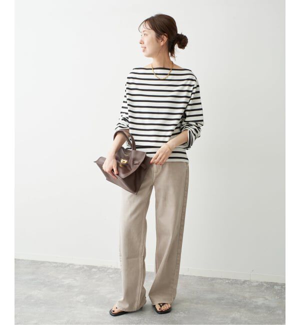 Spick and Span「ボートネックロングスリーブTシャツ」|Tシャツ・カットソー|