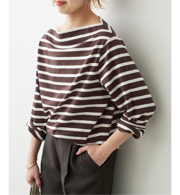 Spick and Span「ボートネックロングスリーブTシャツ」|Tシャツ・カットソー|