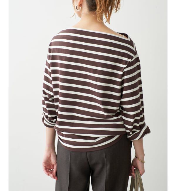 Spick and Span「ボートネックロングスリーブTシャツ」|Tシャツ・カットソー|