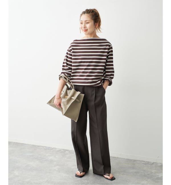 Spick and Span「ボートネックロングスリーブTシャツ」|Tシャツ・カットソー|