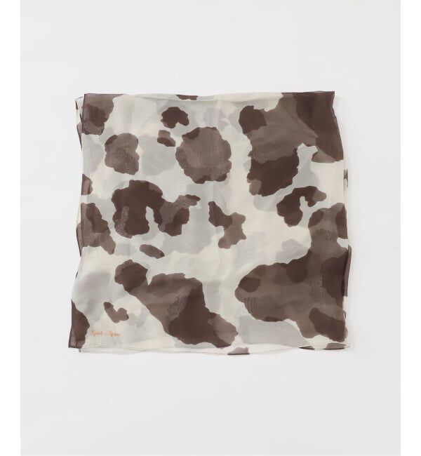 Spick and Span「《別注》Spick & Span COW PRINT SCARF」|バンダナ・スカーフ|