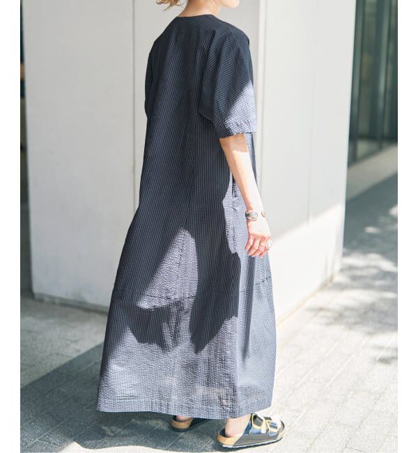 Spick and Span「《WEB限定 / 追加》パフスリーブサッカードレス」|ワンピース|