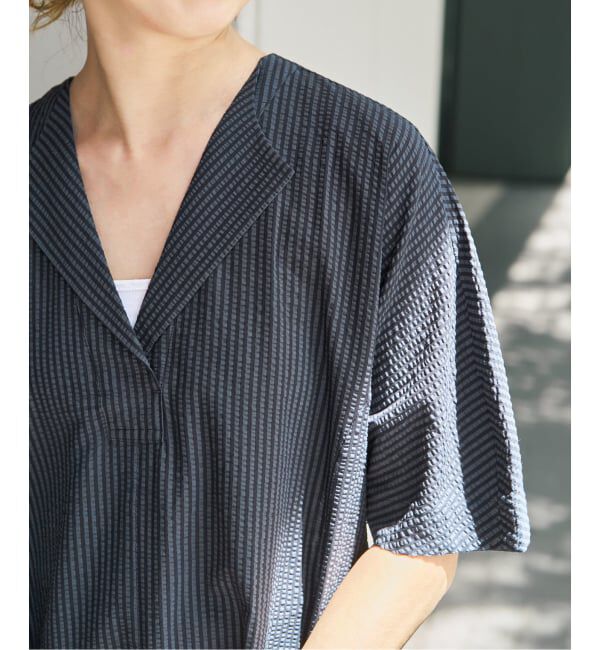 Spick and Span「《WEB限定 / 追加》パフスリーブサッカードレス」|ワンピース|