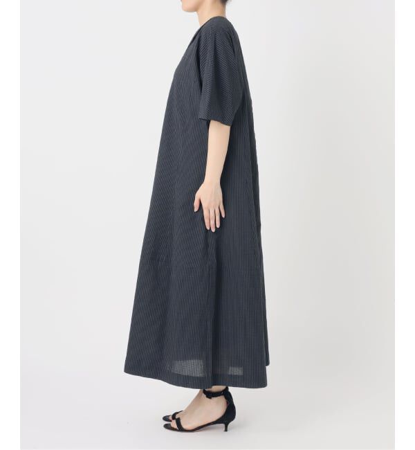 Spick and Span「《WEB限定 / 追加》パフスリーブサッカードレス」|ワンピース|