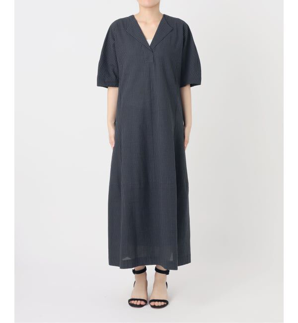 Spick and Span「《WEB限定 / 追加》パフスリーブサッカードレス」|ワンピース|