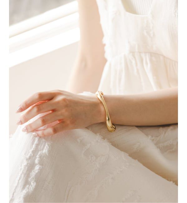 NOBLE「《追加予約2》PETIT MOMENTS/プティモーメント Wave Cuff」|ブレスレット・バングル|