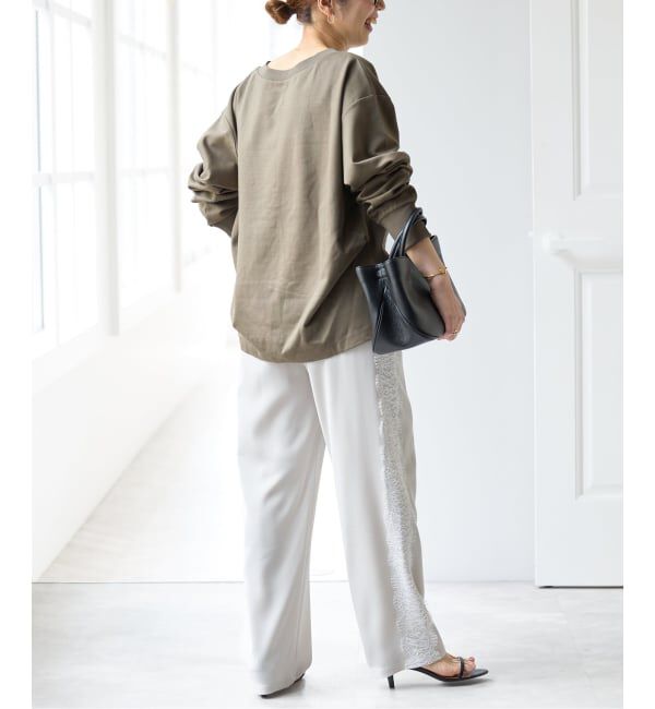 Spick and Span「《予約》スキッパーネックタックプルオーバー」|Tシャツ・カットソー|