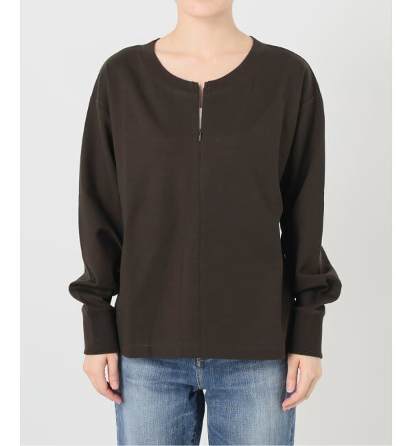 Spick and Span「《予約》スキッパーネックタックプルオーバー」|Tシャツ・カットソー|
