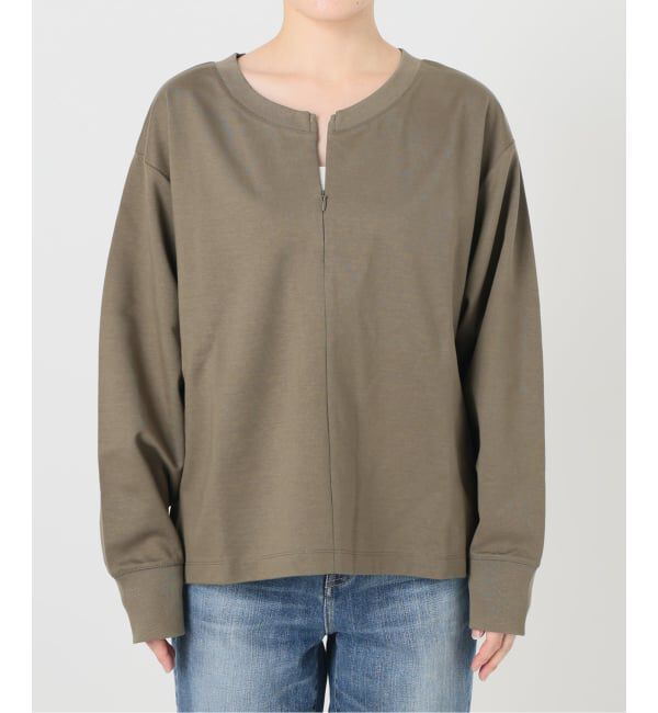 Spick and Span「《予約》スキッパーネックタックプルオーバー」|Tシャツ・カットソー|