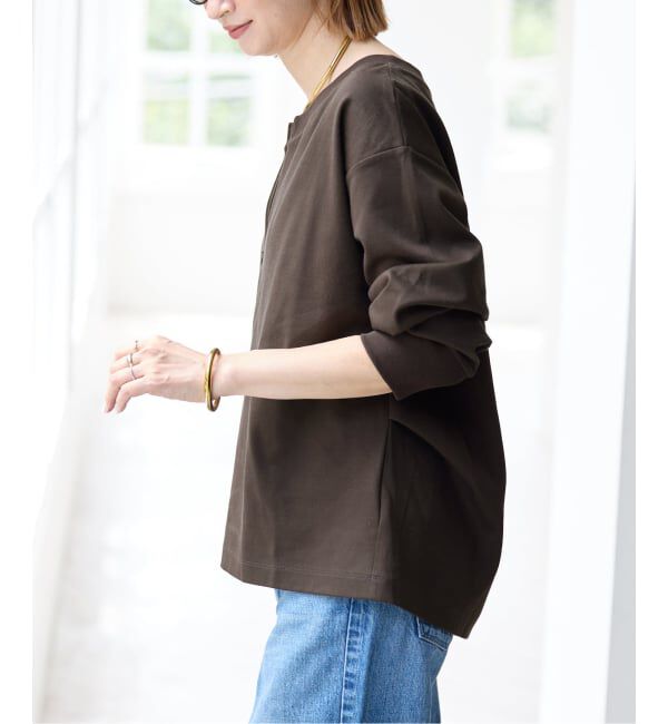 Spick and Span「《予約》スキッパーネックタックプルオーバー」|Tシャツ・カットソー|