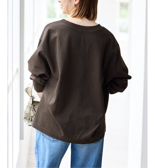 Spick and Span「《予約》スキッパーネックタックプルオーバー」|Tシャツ・カットソー|