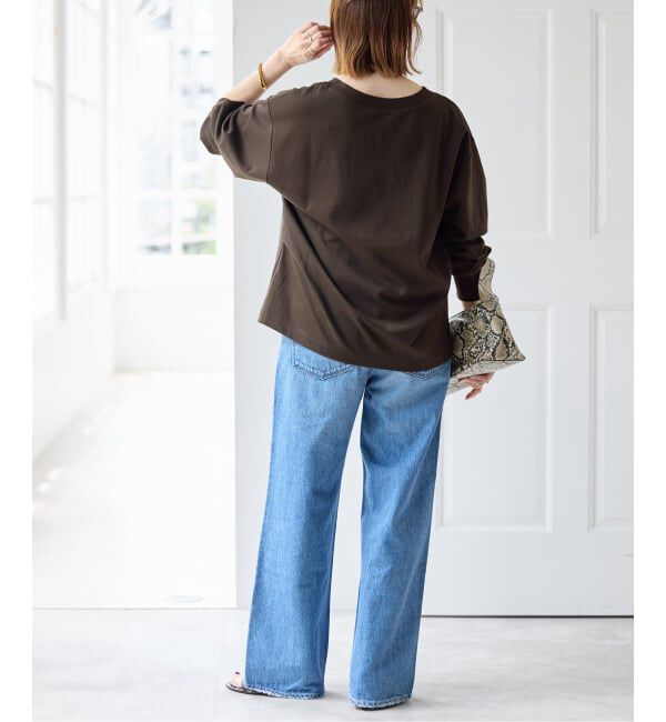 Spick and Span「《予約》スキッパーネックタックプルオーバー」|Tシャツ・カットソー|