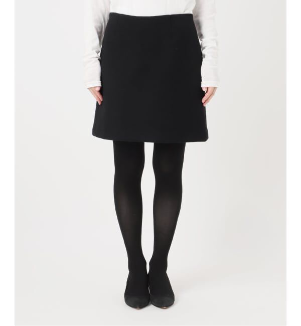Spick and Span「《予約》WビーバーAラインミニスカート」|スカート|