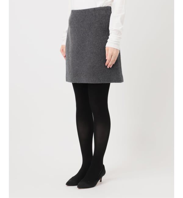 Spick and Span「《予約》WビーバーAラインミニスカート」|スカート|