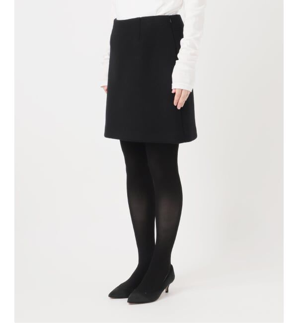 Spick and Span「《予約》WビーバーAラインミニスカート」|スカート|