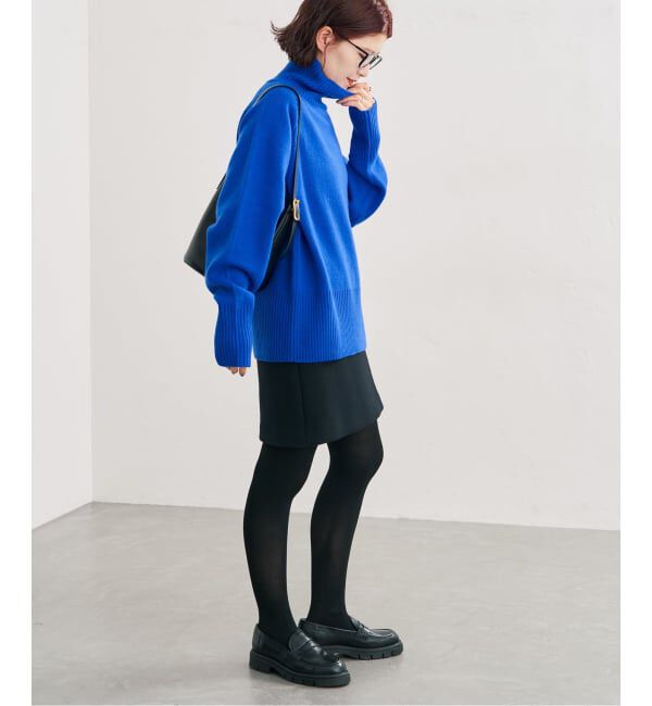 Spick and Span「《予約》WビーバーAラインミニスカート」|スカート|