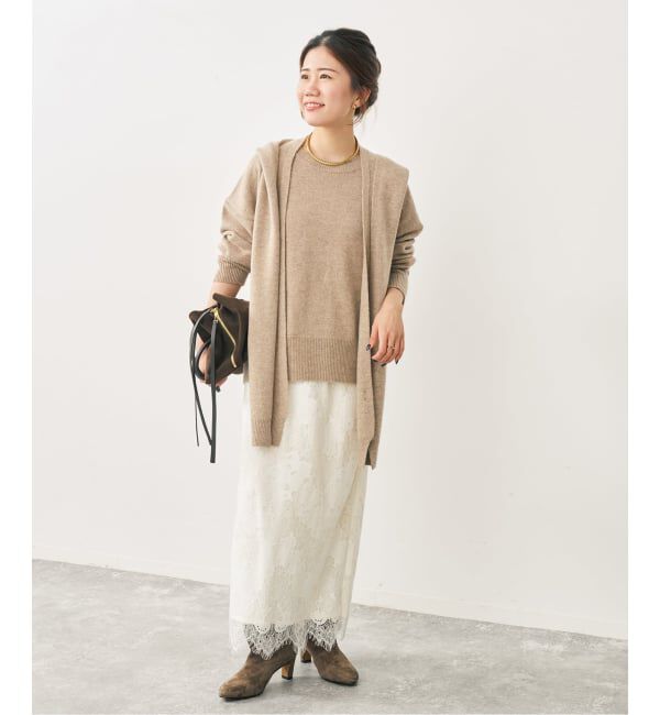 Spick and Span「《予約》レースイージータイトスカート」|スカート|