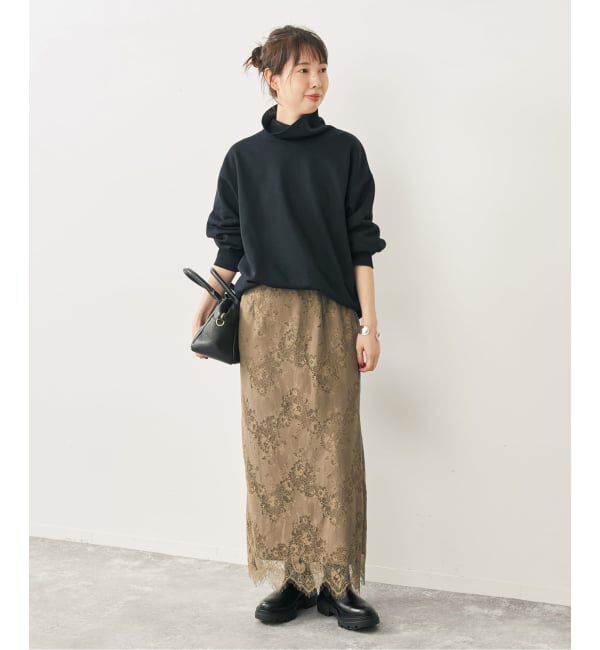 Spick and Span「《予約》レースイージータイトスカート」|スカート|