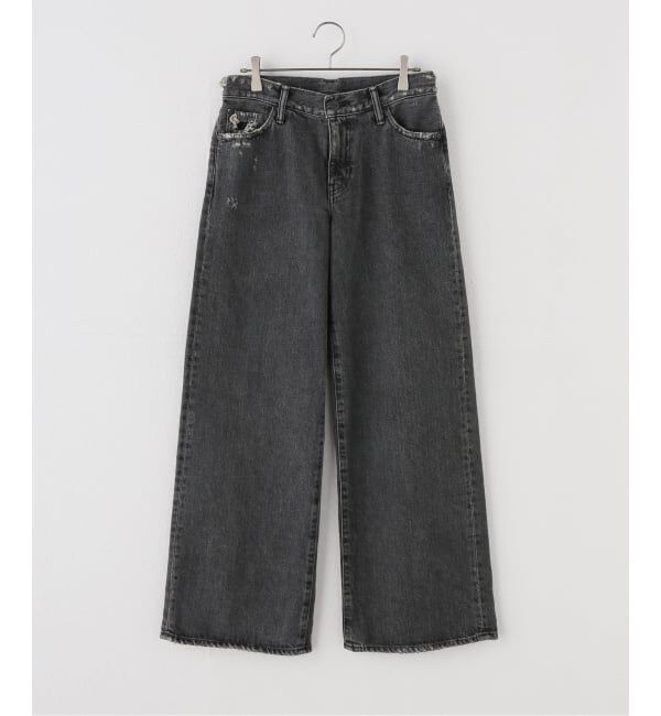 Spick and Span「AUTHEN / オーセン LAUREL WIDE BK」|デニム|