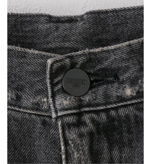 Spick and Span「AUTHEN / オーセン LAUREL WIDE BK」|デニム|