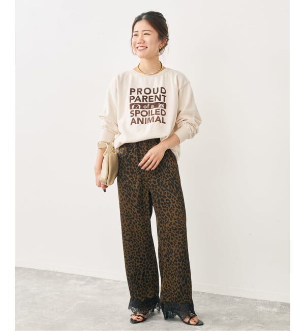 Spick and Span「《予約》Mixta /ミクスタ CREW NECK SWEAT クルーネックスウェット」|スウェット・ジャージ|