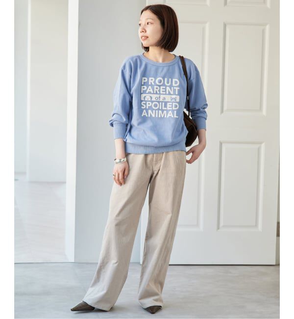 Spick and Span「《予約》Mixta /ミクスタ CREW NECK SWEAT クルーネックスウェット」|スウェット・ジャージ|