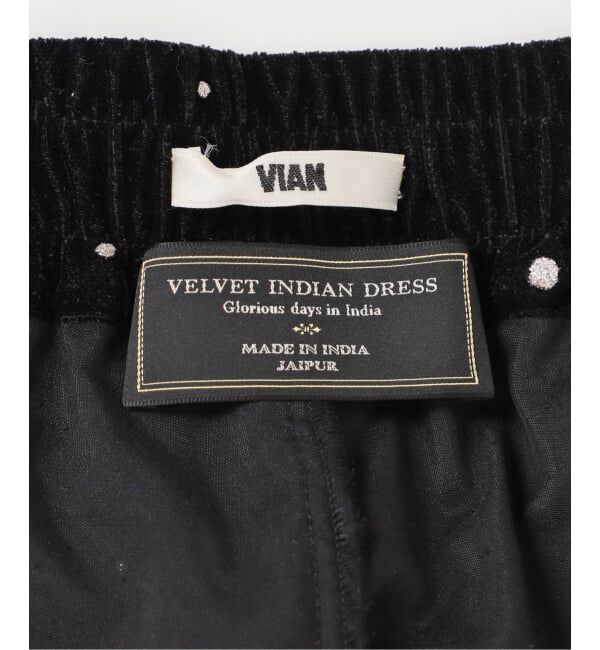 Spick and Span「《WEB限定 / 追加》VIAN / ヴィアン グリッターベルベットイージーパンツ」|その他|
