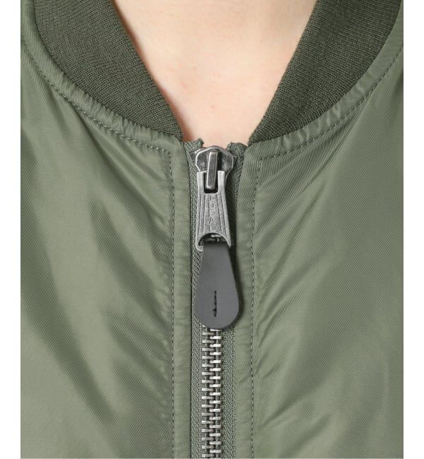 FRAMeWORK「≪予約≫TOP KHAKI/トップカーキ MA-1ナイロンジャケット」|ブルゾン・スタジャン|
