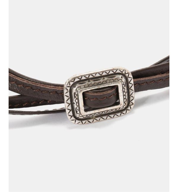 FRAMeWORK「≪追加予約≫PUNTOVITA / プントヴィータ SQUARE CONCHO BELT」|ベルト|