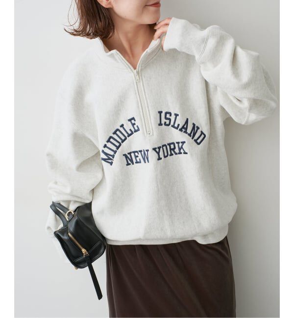 Spick and Span「《予約》Champion / チャンピオン REVERSE WEAVE(R) HALF ZIP SWEAT」|スウェット・ジャージ|ナチュラル