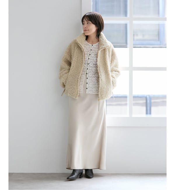  「《予約》【洗える】カーリーボアブルゾン」|その他|