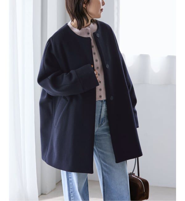  「《予約》TICCA / ティッカ ノーカラーコート」|ノーカラーコート|