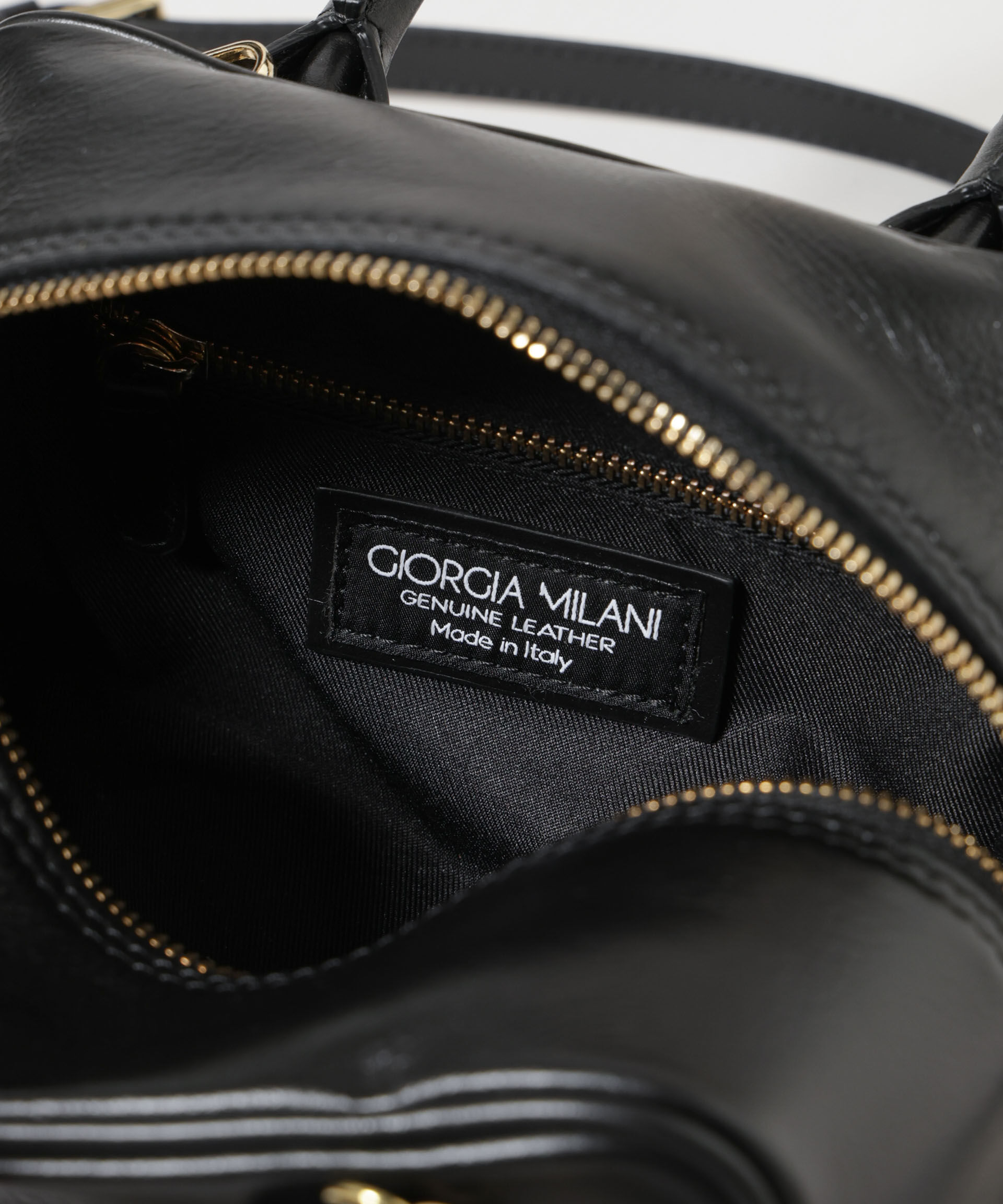 NANO universe「GIORGIA MILANI/レザーミニボストンバッグ」|ショルダー・メッセンジャー|
