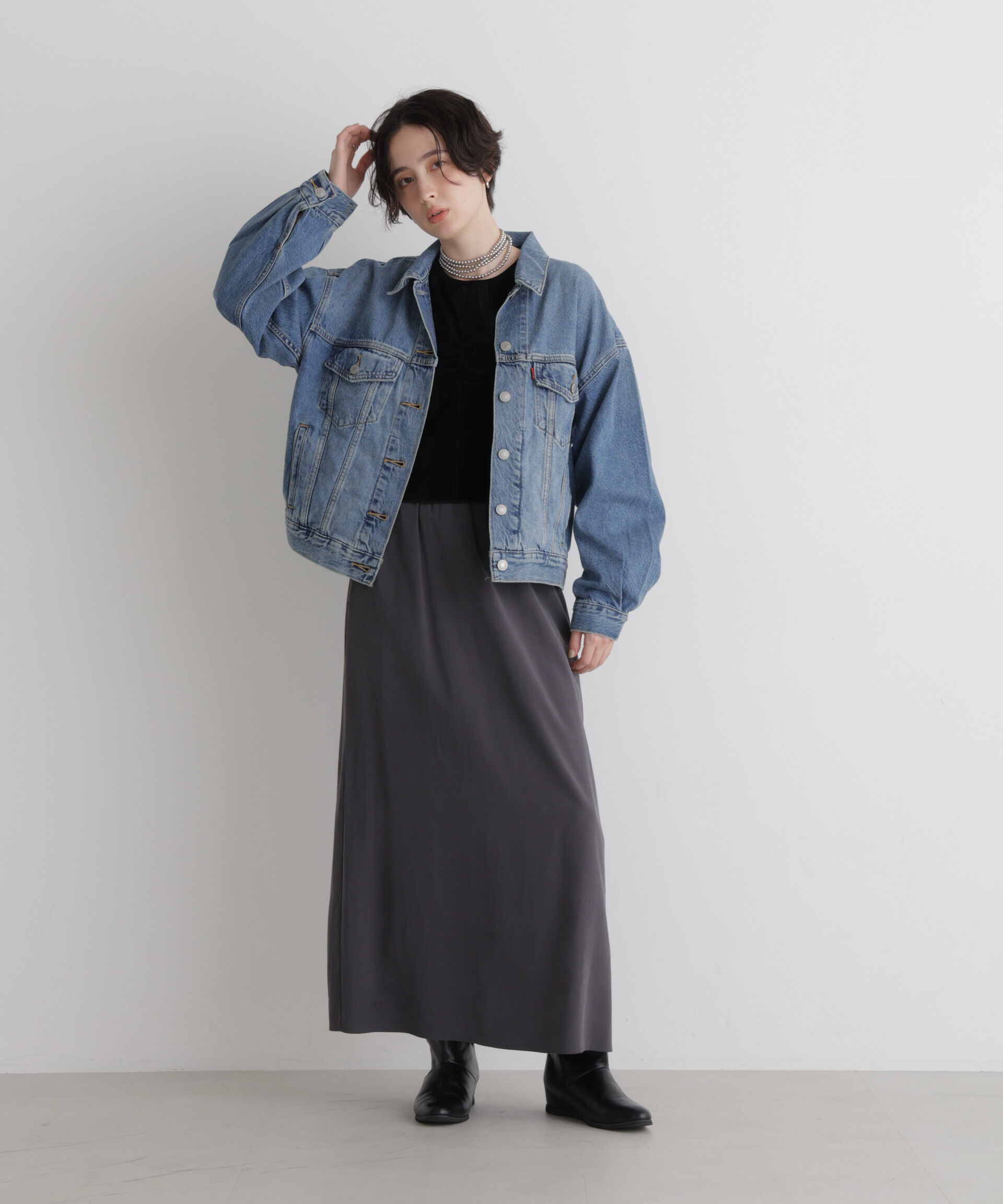 NANO universe「Levi's/90S TRUCKER」|ブルゾン・スタジャン|